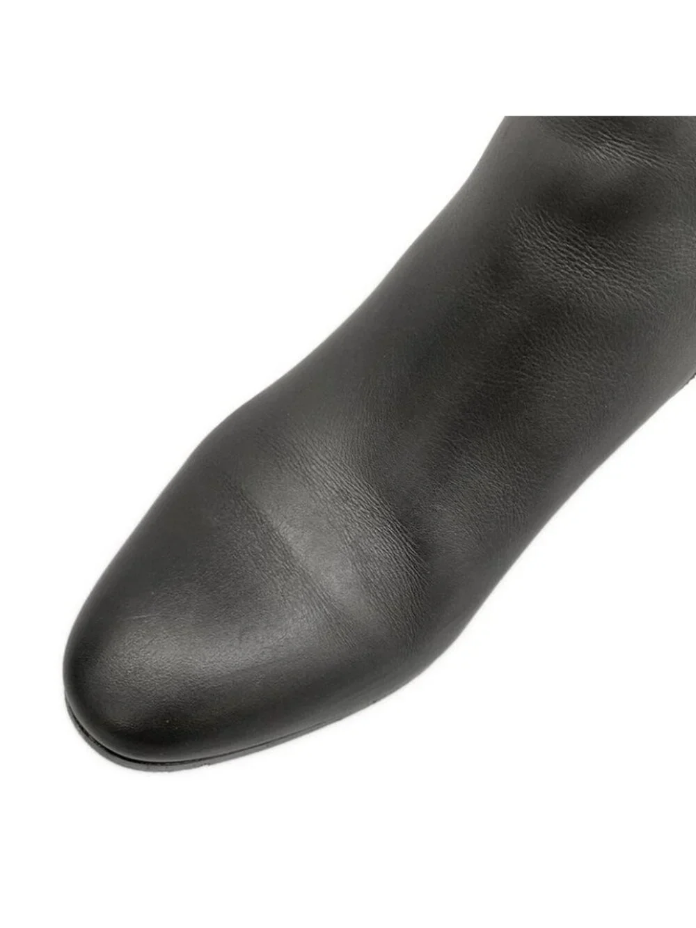 Hermes Short Boots 36.5 Saint Germain Black Silver Kelly Leather - Picture 12 of 14